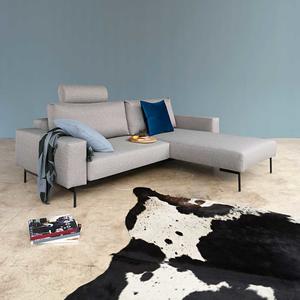 BRAGI sofa 2 Arm, lyse graa