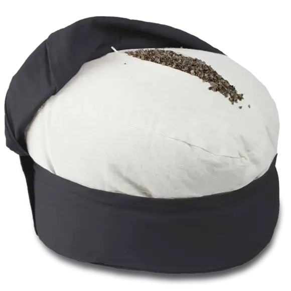 Meditationspude OVAL 21.  18- Antracitgrå