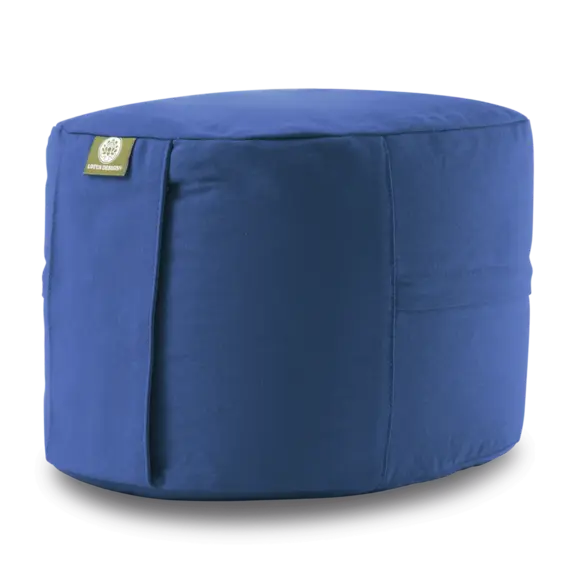 Meditationspude OVAL 21. 15-Marine-Blaa