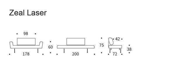 Zeal Laser størrelse