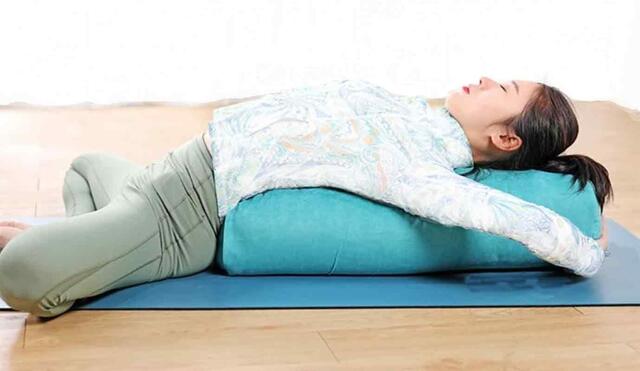 Yoga OVAL pude bomuld 70x25x13