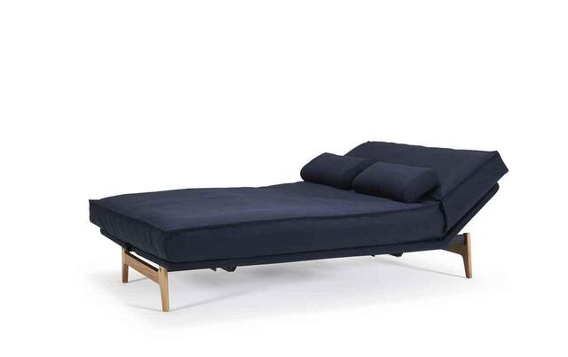 Komplet Aslak sofa 140 / Spring madras / Sharp plus betræk / sæde stelbetræk. Valgfri stof