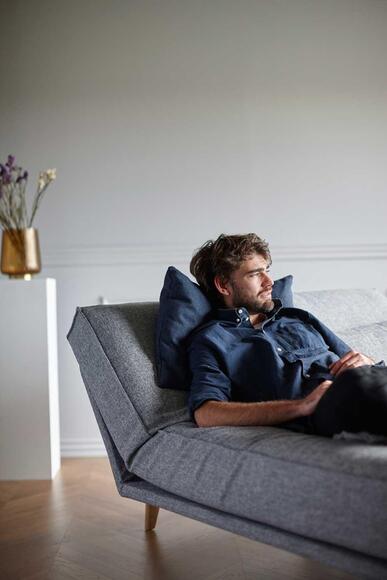 Komplet Aslak sofa 140 / Spring madras / Sharp plus betræk / sæde stelbetræk. Valgfri stof