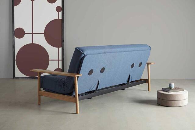 Complete  Balder sofa / SOFT Spring Nordic mattress / seat frame cover. Optional fabric