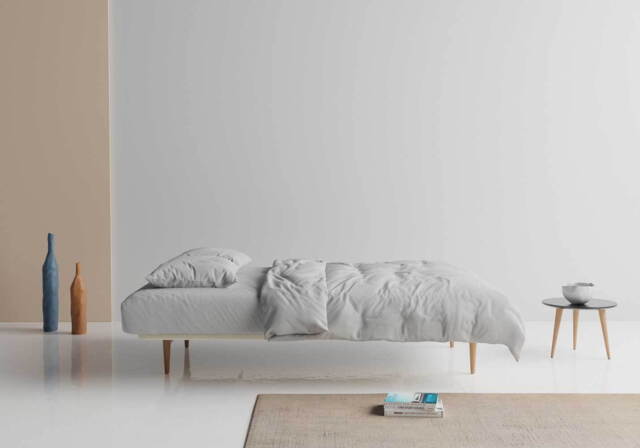 TILBUD Komplet COLPUS sovesofa / Spring Nordic madras. Valgfri stof