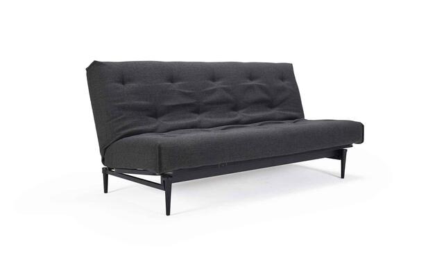 Complete Colpus sofa black legs / Latex Nordic mattress. Optional fabric