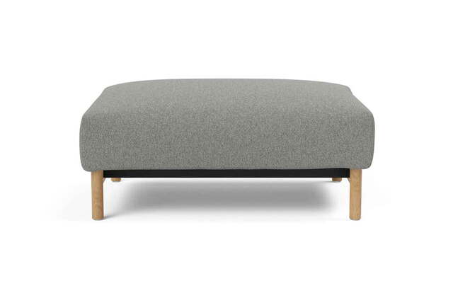 Malloy Wood Ottoman PUFF Innovation Living