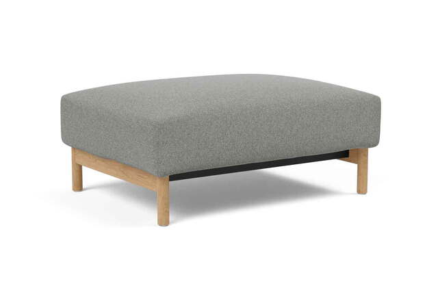 Malloy Wood Ottoman PUFF Innovation Living