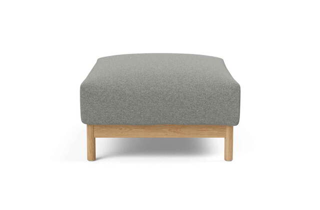 Malloy Wood Ottoman PUFF Innovation Living