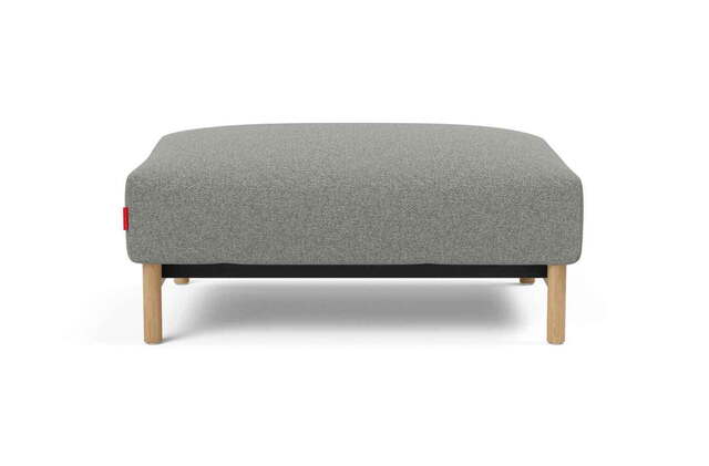 Malloy Wood Ottoman PUFF Innovation Living