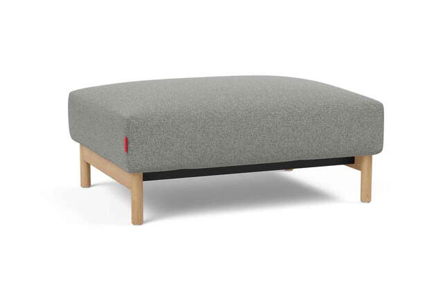 Malloy Wood Ottoman PUFF Innovation Living