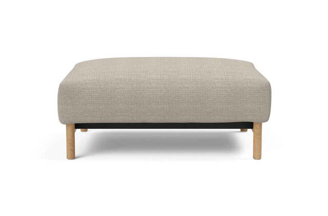 Malloy Wood Ottoman PUFF Innovation Living