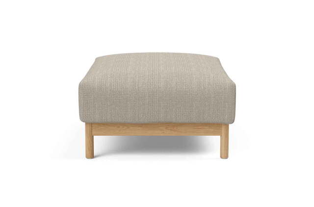 Malloy Wood Ottoman PUFF Innovation Living