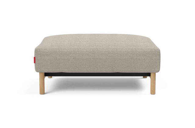 Malloy Wood Ottoman PUFF Innovation Living