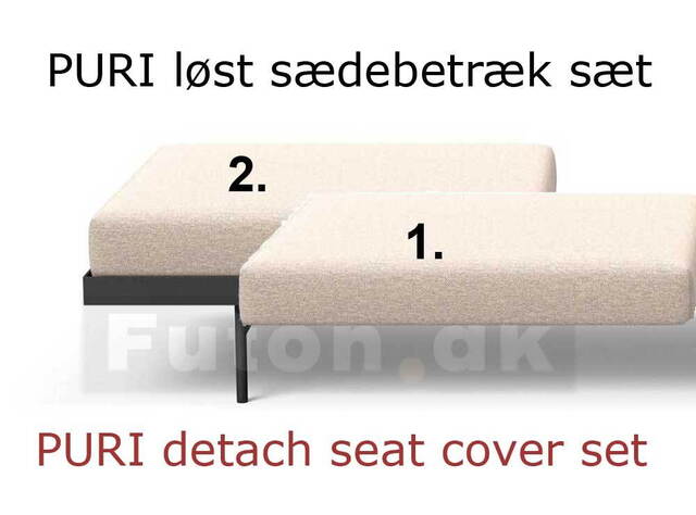 PURI detach seat cover set
