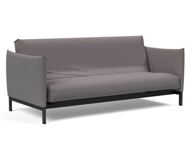 Innovation Living Junus sovesofa 140x200cm. inklusiv madras råhvid, med Nordisk madras betræk i tekstil Dess.521