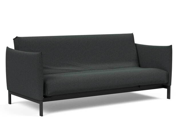 Innovation Living Junus sovesofa 140x200cm. inklusiv madras råhvid, med Nordisk madras betræk i tekstil Dess.534