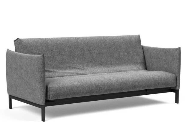 Innovation Living Junus sovesofa 140x200cm. inklusiv madras råhvid, med Nordisk madras betræk i tekstil Dess.563