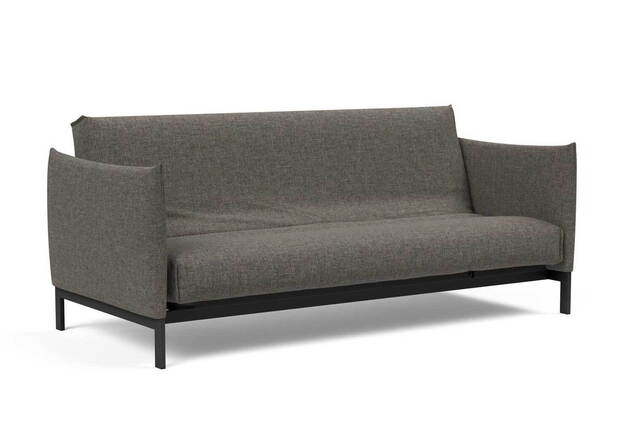 Innovation Living Junus sovesofa 140x200cm. inklusiv madras råhvid, med Nordisk madras betræk i tekstil Dess.216