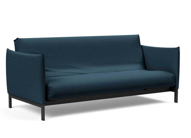 Innovation Living Junus sovesofa 140x200cm. inklusiv madras råhvid, med Nordisk madras betræk i tekstil Dess.580