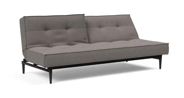 Splitback sofa STYLETTO sorte ben Valgfri stof