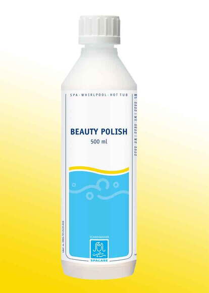 SpaCare Beauty Polish gør det nemt at
genskabe glansen på dit indendørs spabad.
Spakarret friskes op, mens overfladerne
forsegles og bliver mere snavsafvisende