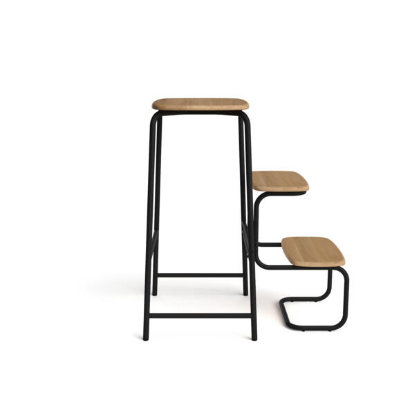 TRAB Trappestol 65 med 2 trin.
Anders Nørgaard har med inspiration fra 1960’ernes