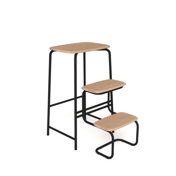 TRAB Trappestol 65 med 2 trin.
Anders Nørgaard har med inspiration fra 1960’ernes