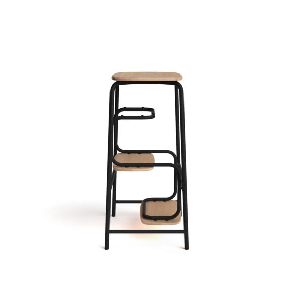 TRAB Trappestol 65 med 2 trin.
Anders Nørgaard har med inspiration fra 1960’ernes