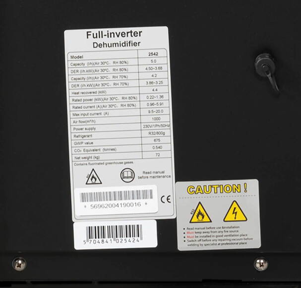 Affugter Axel Full Inverter 96L, Wi-FI