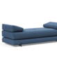 Sigmund Daybed INDU sort metal ben. Valgfri stof