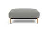 Malloy Wood Ottoman PUFF Innovation Living