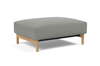 Malloy Wood Ottoman PUFF Innovation Living