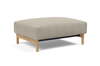 Malloy Wood Ottoman PUFF Innovation Living