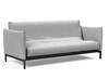 Innovation Living Junus sovesofa 140x200cm. inklusiv madras råhvid, med Nordisk madras betræk i tekstil Dess.590