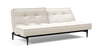 Splitback sofa STYLETTO sorte ben Valgfri stof