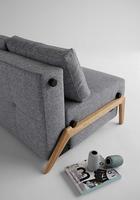 CUBED wood sofa 140