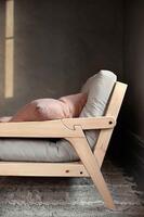 Grab sofa natur med madras